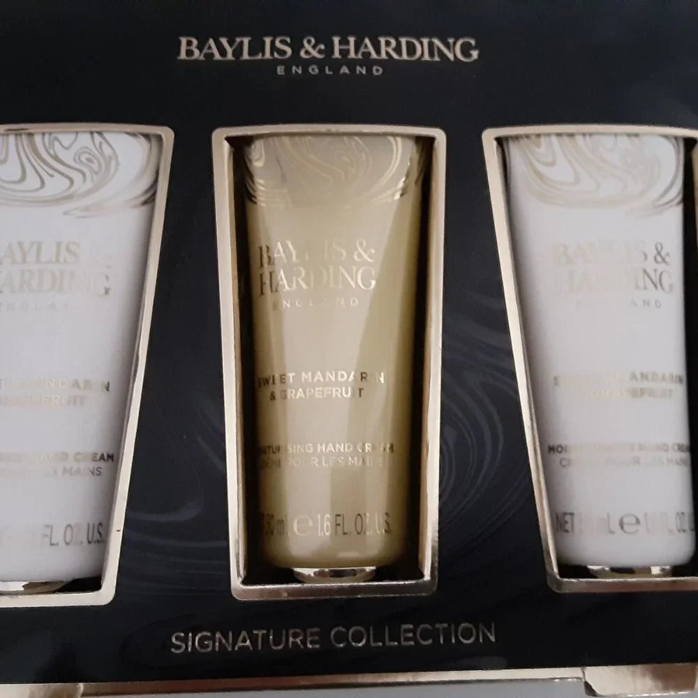 Baylis & Harding Signature Collection Mandarin & Grapefruit Set Of 3 Hand Creams